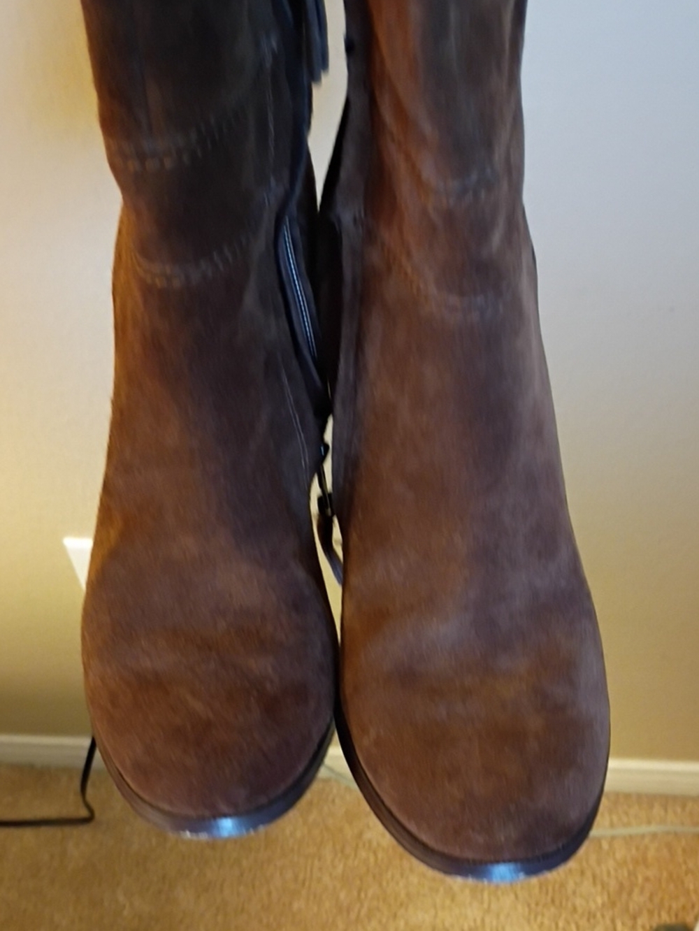 Steve Madden Women's Over-the-Knee Suede Boots in Chestnut Brown Novela Size 8.5 - Picture 17 of 17